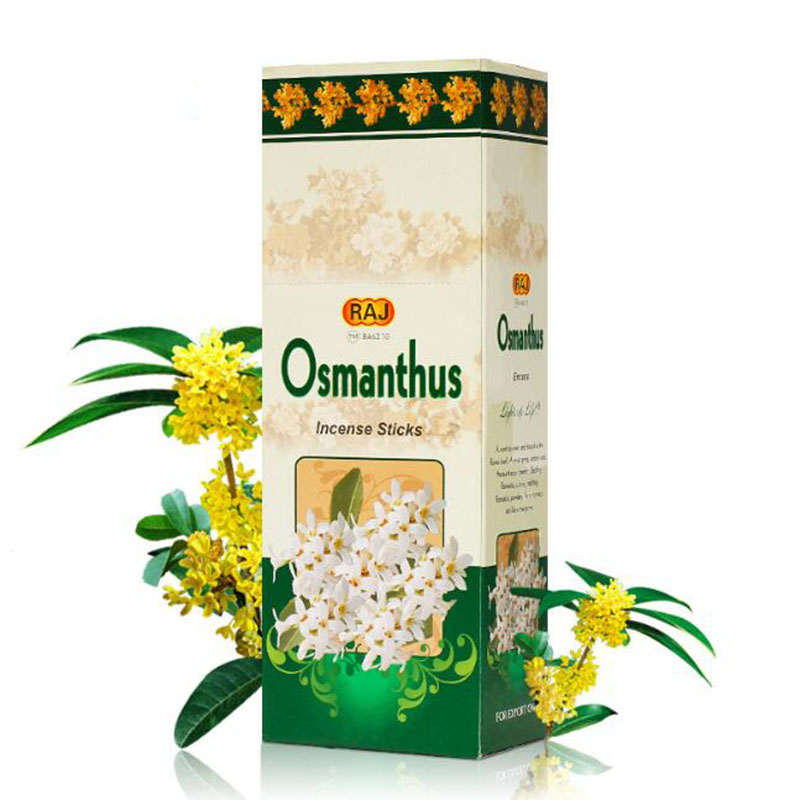 Candle Fragrance Supplies - อินเดียนําเข้าธูป Osmanthus รสธูปธรรมชาติพืชกลิ่นหอม AROMA ธูปสําหรับในร่มสมาธิกลิ่น Supply