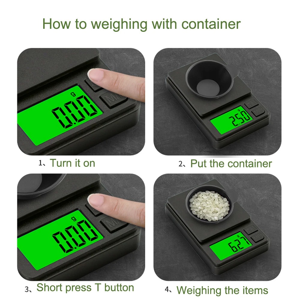 Candle Wax Scale - เครื่องชั่งพกพาแบบดิจิตอล 1000 กรัม x 0.01 กรัม