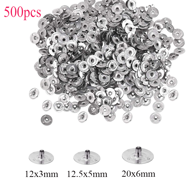 Candle Supplies Wholesale - 500 ชิ้นเทียน Wick โลหะ Sustainer แท็บทําด้วยมือ