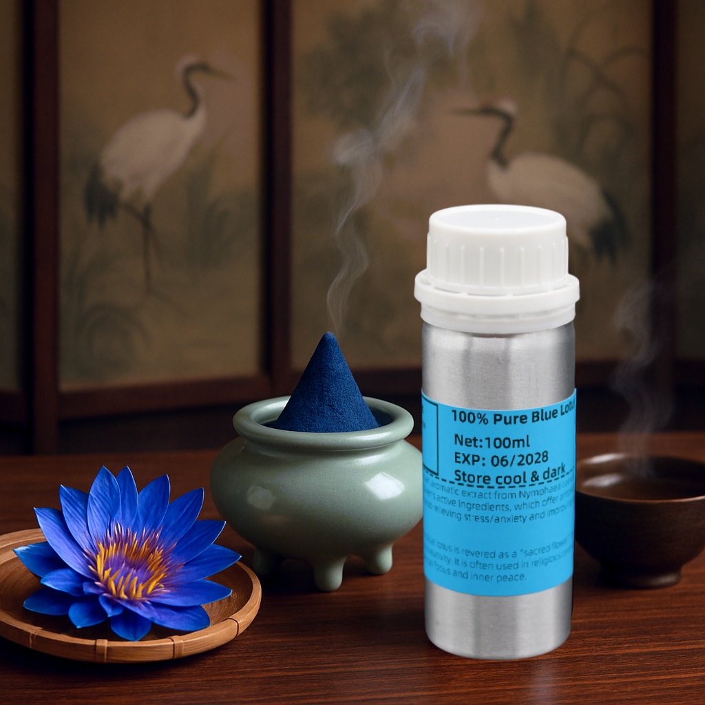 น้ำมันหอมระเหยกลิ่นบัวหลวงสีฟ้ - Candle Fragrance Supplies บทวิจารณ์และราคา
