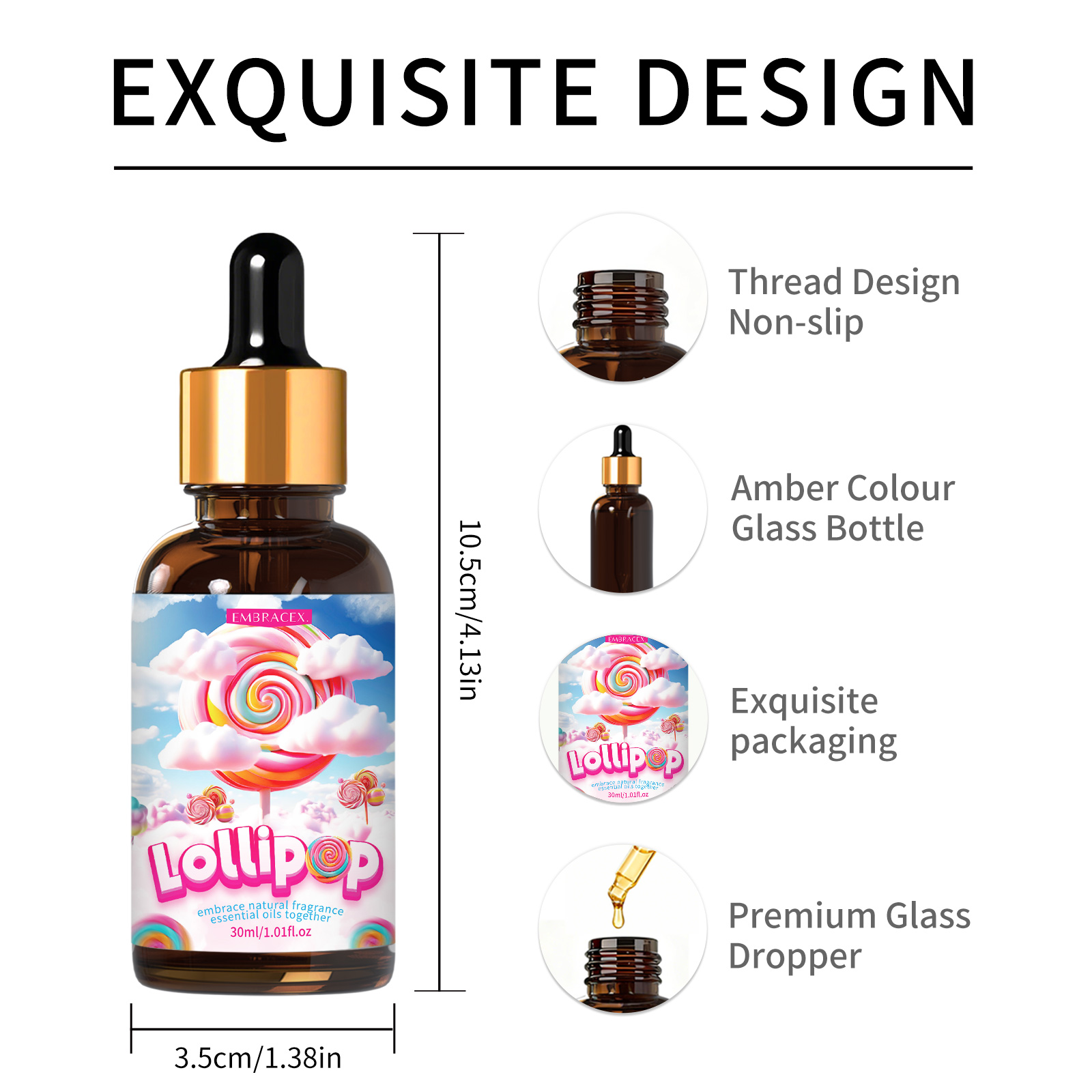 น้ำมันหอมระเหยกลิ่นลูกอม 30 มล - Candle Fragrance Supplies บทวิจารณ์และราคา