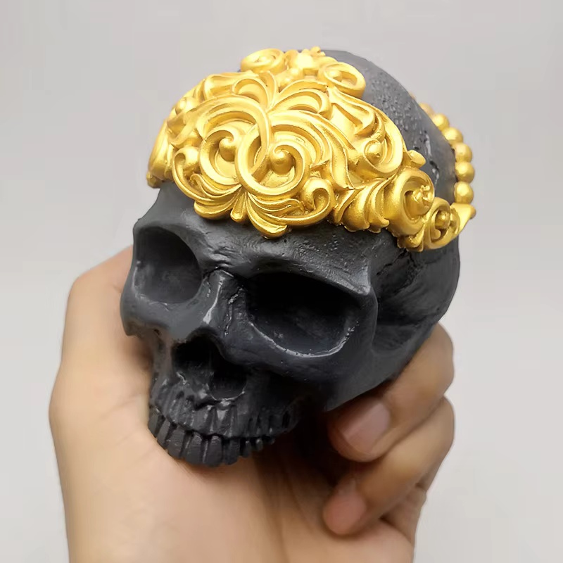 ซิลิโคนคุณภาพสูง 3D Queen Skul - Candle. Queen บทวิจารณ์และราคา