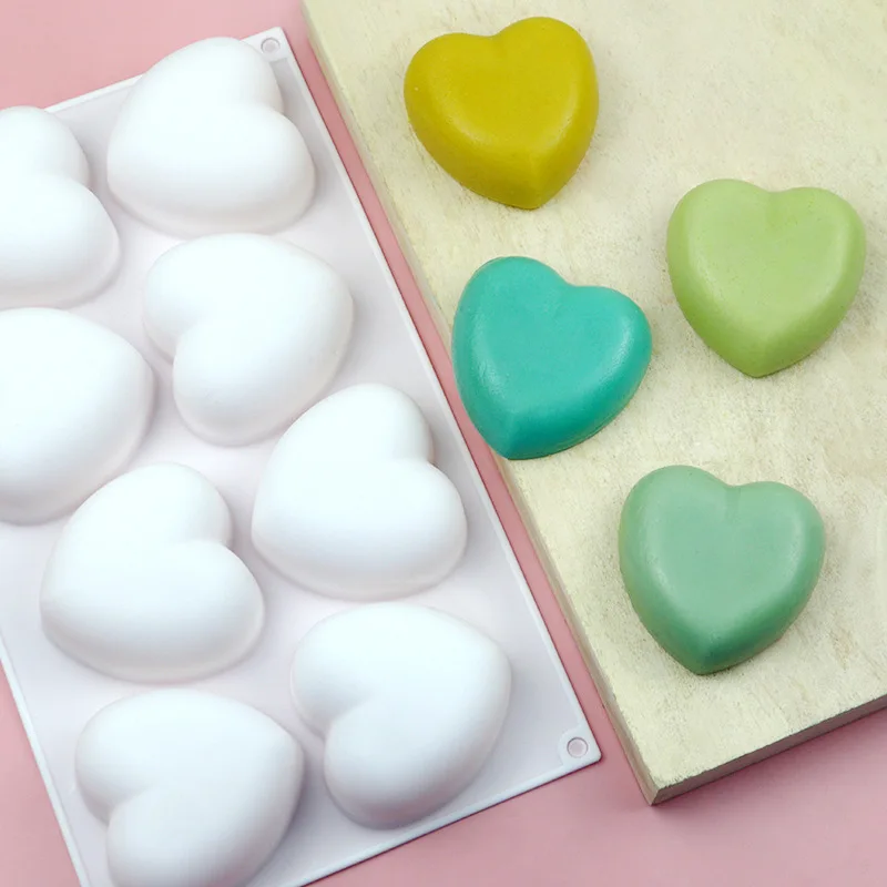 Love Heart ซิลิโคนสบู่แม่พิมพ์ - Candle Supplies Wholesale บทวิจารณ์และราคา