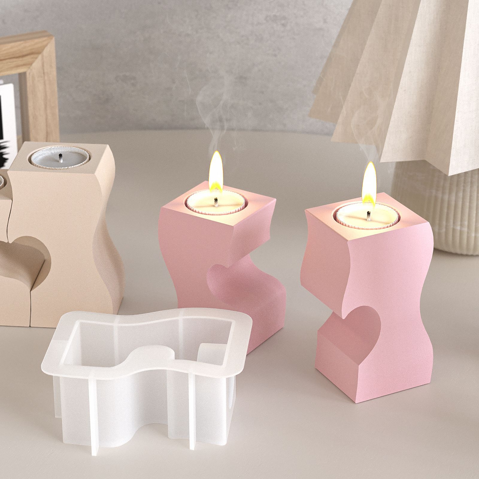 S หัวใจแท่งเทียนแม่พิมพ์ซิลิโค - Candle Supplies Wholesale บทวิจารณ์และราคา