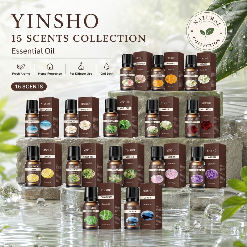 ชุดน้ำมันหอมระเหย 15 ชิ้น ขนาด - Candle Fragrance Supplies บทวิจารณ์และราคา