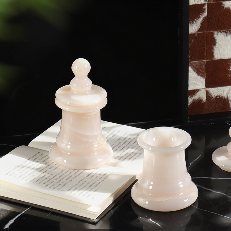 เชิงเทียนหินอ่อนสีขาวธรรมชาติ  - Candle. Queen บทวิจารณ์และราคา