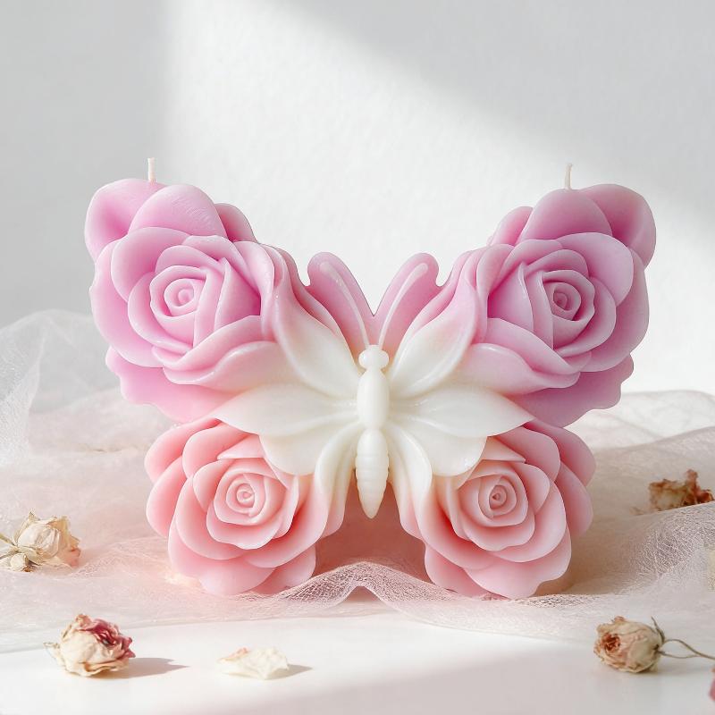 แม่พิมพ์ซิลิโคนรูปผีเสื้อกุหลา - Candle Supplies Wholesale บทวิจารณ์และราคา