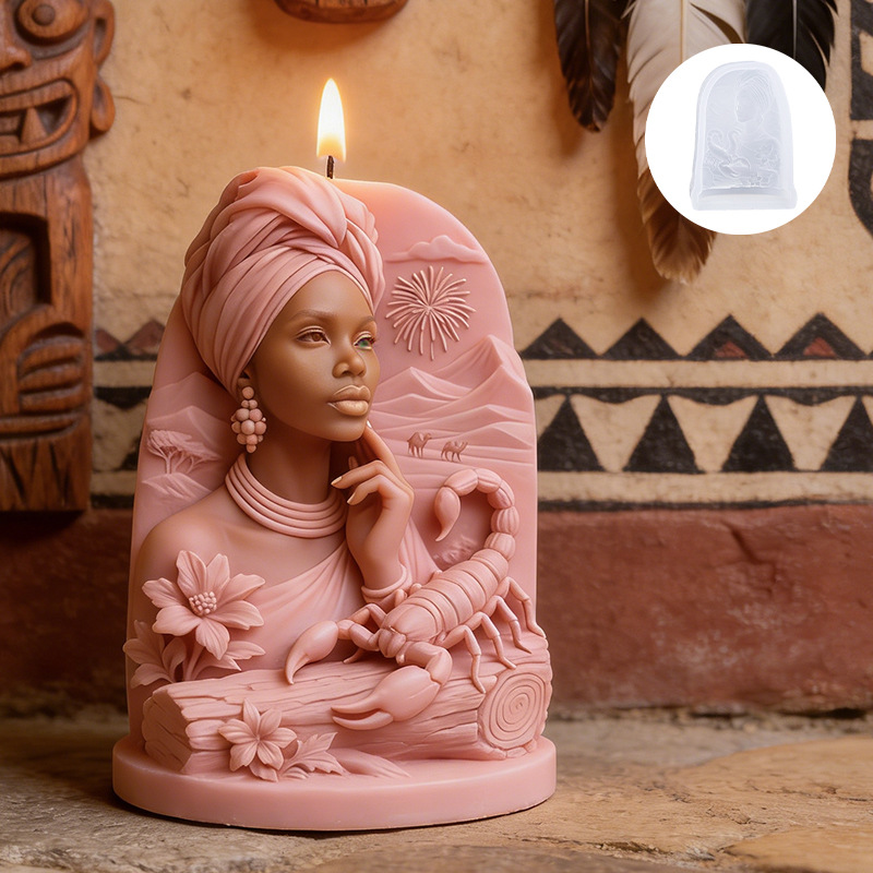 แม่พิมพ์เทียนรูปพระราชินีแห่งท - Candle. Queen บทวิจารณ์และราคา