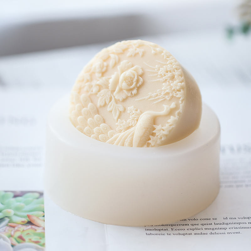 นกยูงดอกไม้รูปแบบซิลิโคนสบู่แม - Candle Supplies Wholesale บทวิจารณ์และราคา